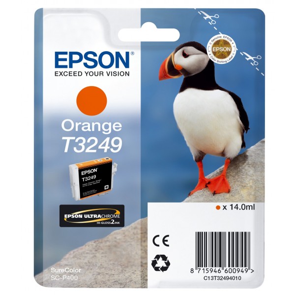 Cartuccia Epson C13T32494010 T3249 Arancione