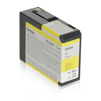 Cartuccia Epson d'inchiostro giallo C13T580400 T5804 80ml