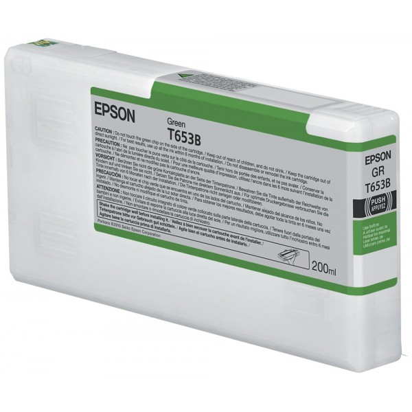 Cartuccia Epson d'inchiostro Verde C13T653B00 T653B 200ml