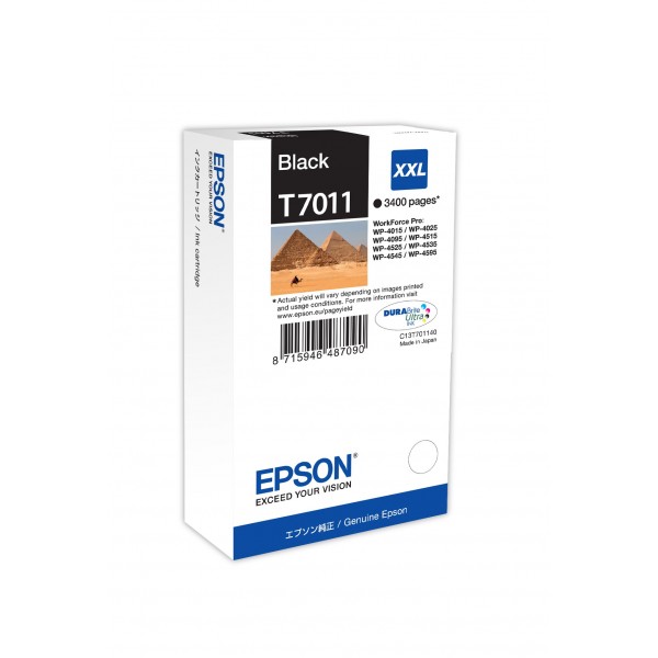 Cartuccia Epson C13T70114010 T7011 Nero XXL