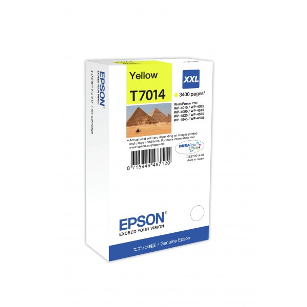 Cartuccia Epson C13T70144010 T7014 Giallo XXL