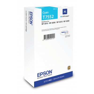 Cartuccia Epson C13T755240 T7552 Ciano XL