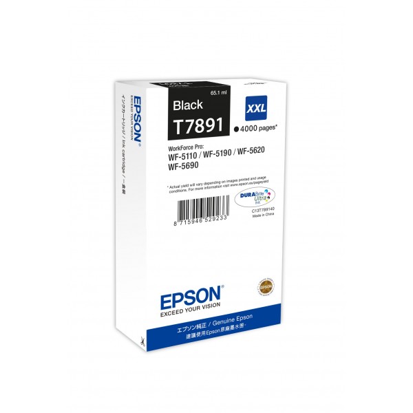 Cartuccia Epson C13T789140 T7891 Nero XXL