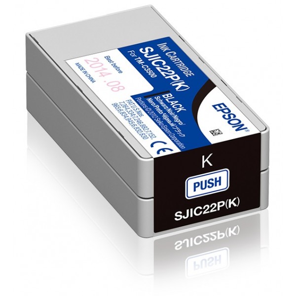 Cartuccia Epson C33S020601 SJIC22P/K Nero