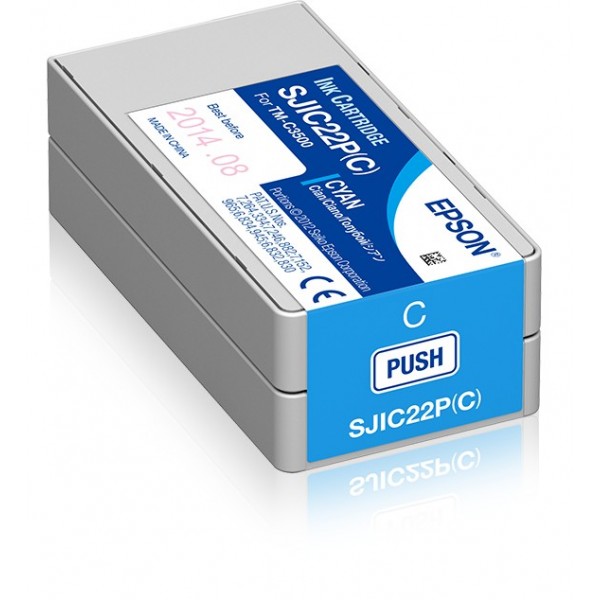 Cartuccia Epson C33S020602 SJIC22P/C Ciano