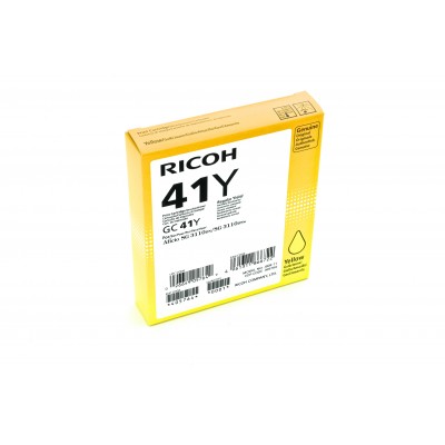 Cartuccia Gelo Ricoh 405764 GC 41 y Giallo