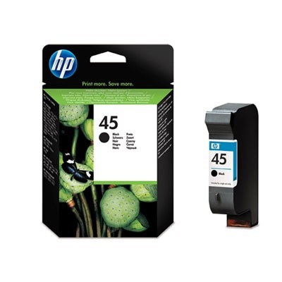 Cartuccia HP d'inchiostro nero 51645AE 45 930 pagine 42ml