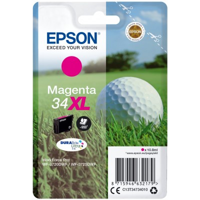 Cartuccia Epson C13T34734010 T3473 Magenta