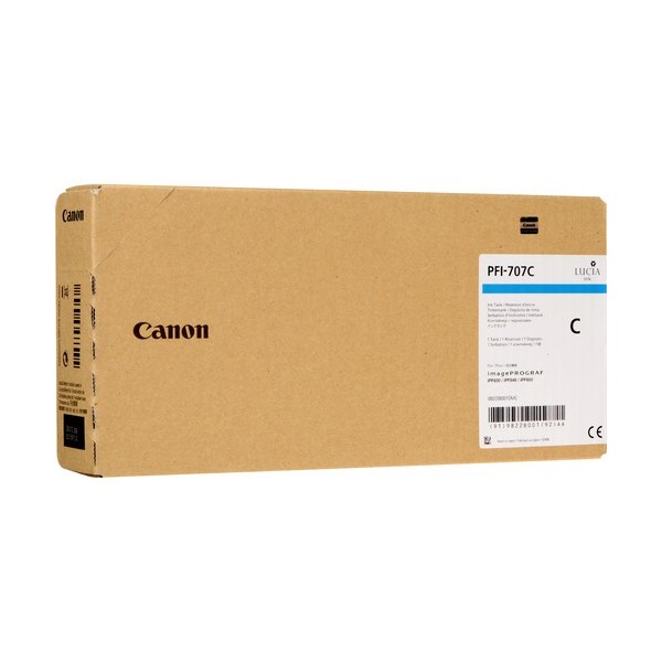 Cartuccia Canon PFI-707c 9822B001 Ciano