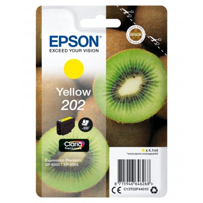 Cartuccia Epson d'inchiostro giallo C13T02F44010 202 300 pagine 4.1ml