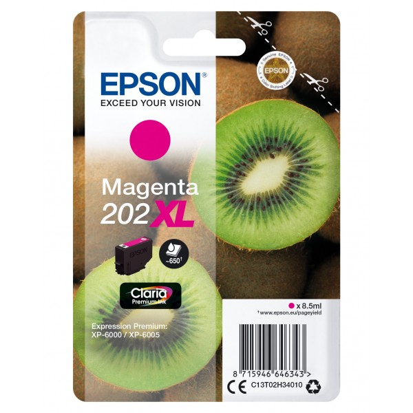 Cartuccia Epson d'inchiostro magenta C13T02H34010 202XL 650 pagine 8.5ml