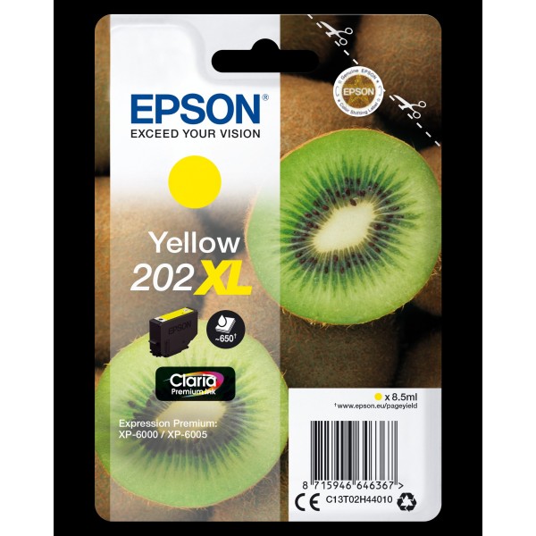 Cartuccia Epson d'inchiostro giallo C13T02H44010 202XL 650 pagine 8.5ml