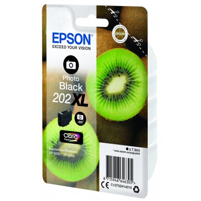 Cartuccia Epson d'inchiostro Nero (Foto) C13T02H14010 202XL 7.9ml