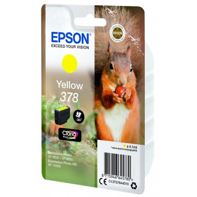 Cartuccia Epson d'inchiostro giallo C13T37844010 378 ~360 pagine 4,1ml