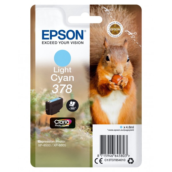 Cartuccia Epson d'inchiostro ciano C13T37854010 378 ~360 pagine 4,8ml