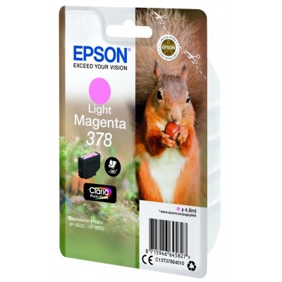 Cartuccia Epson d'inchiostro magenta (chiaro) C13T37864010 378 360 pagine 4.8ml