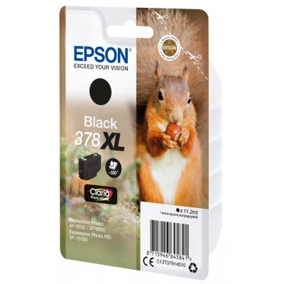 Cartuccia Epson d'inchiostro nero C13T37914010 378XL 500 pagine 11.2ml