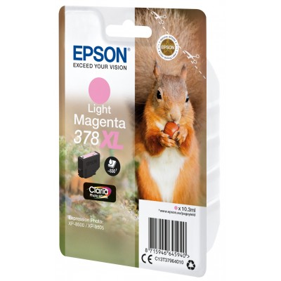 Cartuccia Epson d'inchiostro magenta (chiaro) C13T37964010 378XL 830 pagine 10.3ml