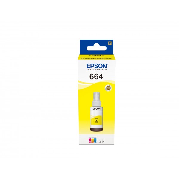 Cartuccia Epson d'inchiostro giallo C13T664440 664 7500 pagine 70ml