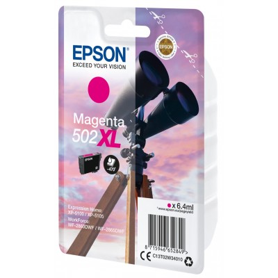 Cartuccia Epson d'inchiostro magenta C13T02W34010 502XL 470 pagine 6.4ml