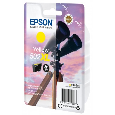 Cartuccia Epson d'inchiostro giallo C13T02W44010 502XL 470 pagine 6.4ml