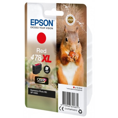 Cartuccia Epson d'inchiostro Rosso C13T04F54010 478XL 10.2ml