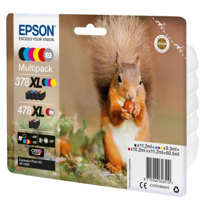 Epson Multipack    Rosso   Grigio C13T379D4010 378XL   478XL