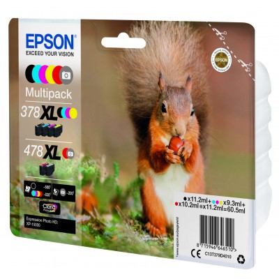 Epson Multipack    Rosso   Grigio C13T379D4010 378XL   478XL