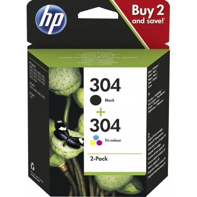 HP Multipack nero   differenti colori 3JB05AE 304