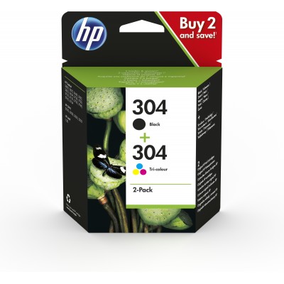 HP Multipack nero   differenti colori 3JB05AE 304