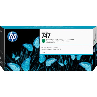 Cartuccia HP d'inchiostro Chromatic Green P2V84A 747 300ml