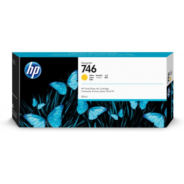 Cartuccia HP d'inchiostro giallo P2V79A 746 300ml