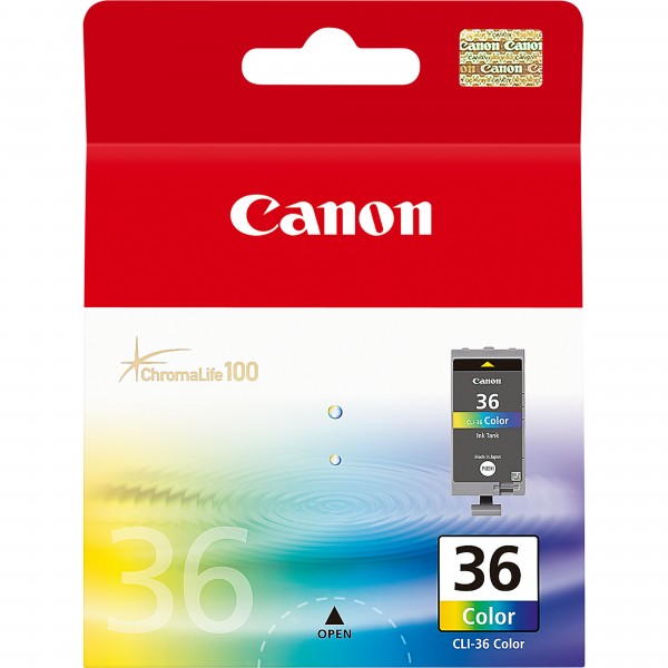 Cartuccia Canon d'inchiostro differenti colori CLI-36 1511B001 13ml