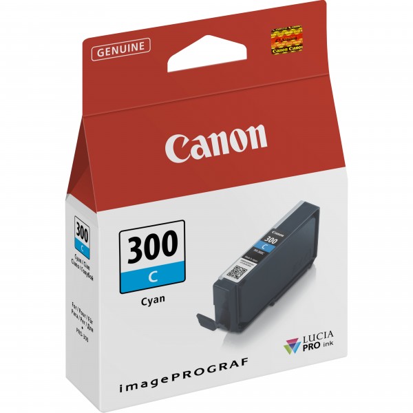 Cartuccia Canon d'inchiostro ciano PFI-300c 4194C001 14ml