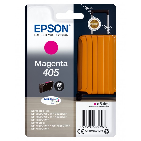 Cartuccia Epson d'inchiostro magenta C13T05G34010 405 300 pagine 5,4ml