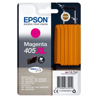 Cartuccia Epson d'inchiostro magenta C13T05H34010 405 XL 1100 pagine 14,7ml