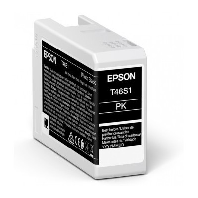 Cartuccia Epson d'inchiostro Nero (Foto) C13T46S100 T46S1 25ml