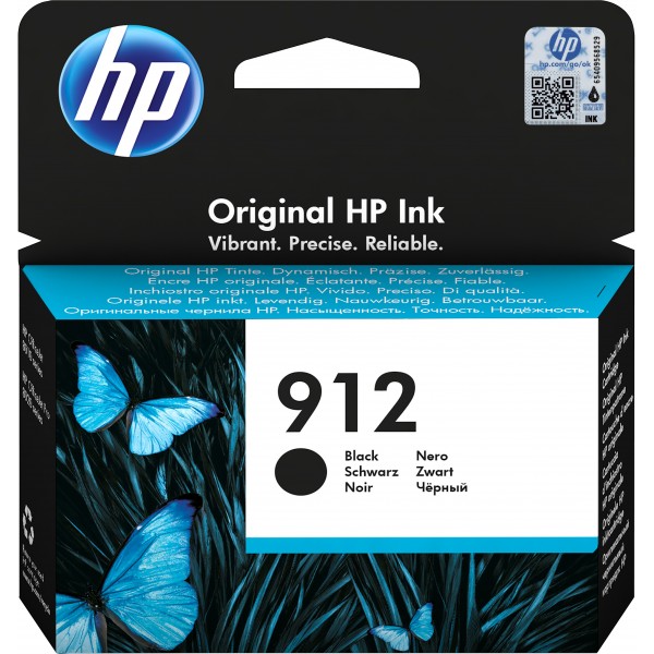 Cartuccia HP d'inchiostro nero 3YL80AE 912 300 pagine