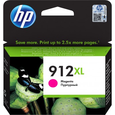 Cartuccia HP d'inchiostro magenta 3YL82AE 912 XL 825 pagine