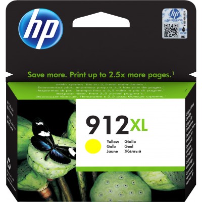 Cartuccia HP d'inchiostro giallo 3YL83AE 912 XL 825 pagine