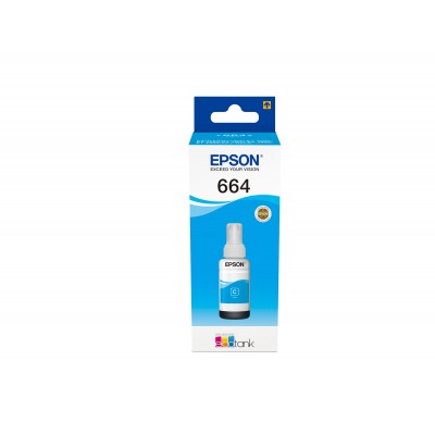 Cartuccia Epson d'inchiostro ciano C13T664240 664 7500 pagine 70ml