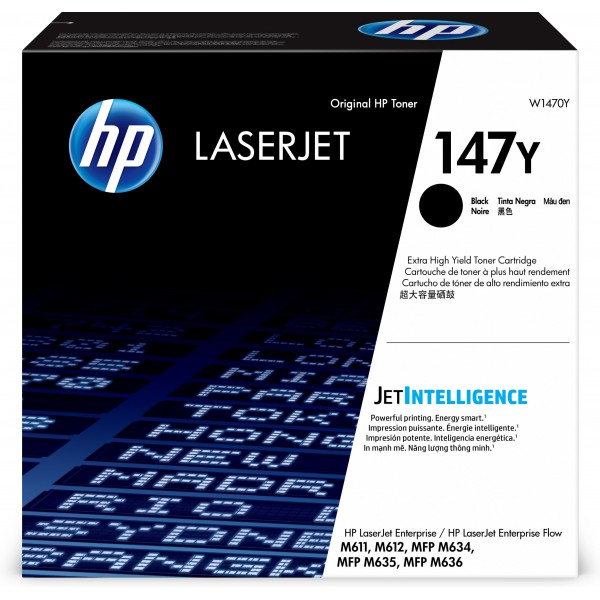 HP toner nero W1470Y 147Y 42000 pagine