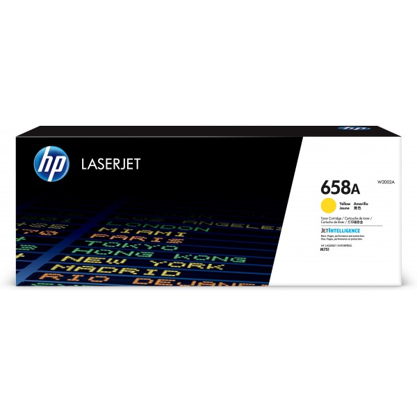 HP toner giallo W2002A 658A 6000 pagine