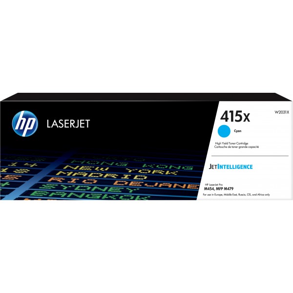 Toner HP ciano W2031X 415X 6000 pagine