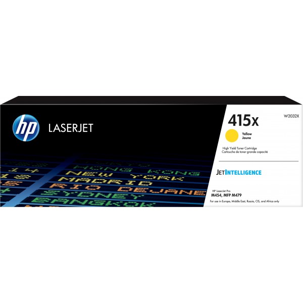 Toner HP giallo W2032X 415X 6000 pagine