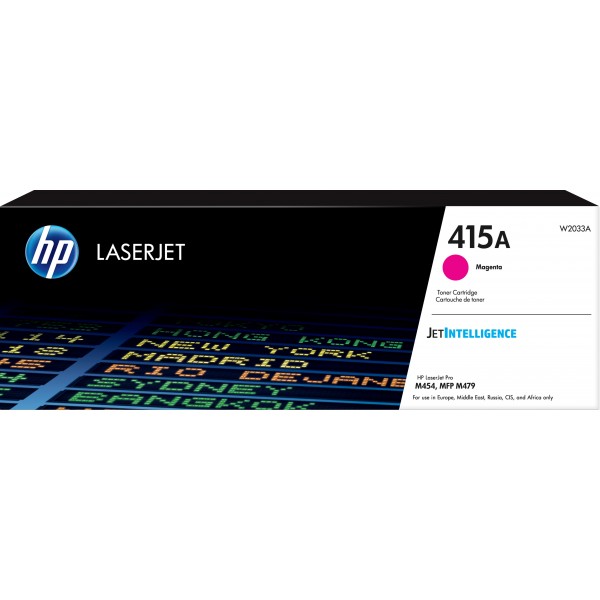 Toner HP magenta W2033A 415A 2100 pagine