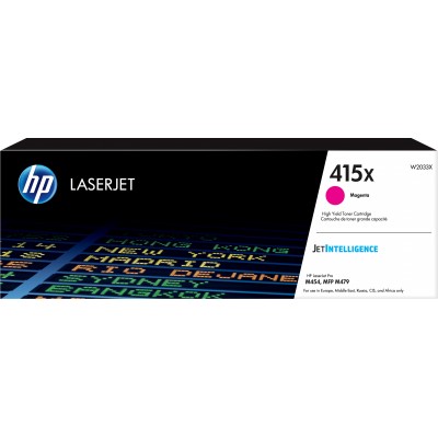 Toner HP magenta W2033X 415X 6000 pagine