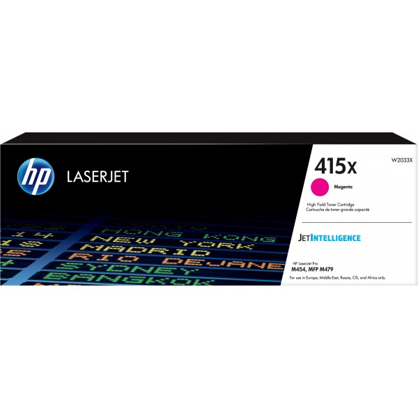 Toner HP magenta W2033X 415X 6000 pagine