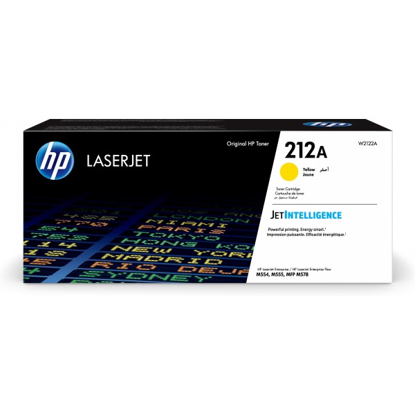 Toner HP giallo W2122A 212A 4500 pagine