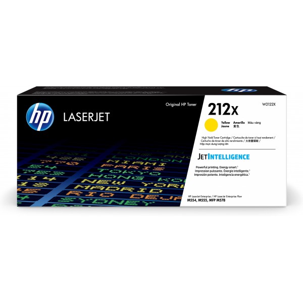 Toner HP giallo W2122X 212X 10000 pagine